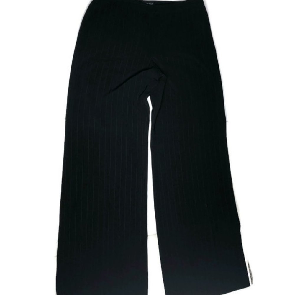 GIORGIO ARMANI Borgo 21 Wide Leg Pinstripe Pants